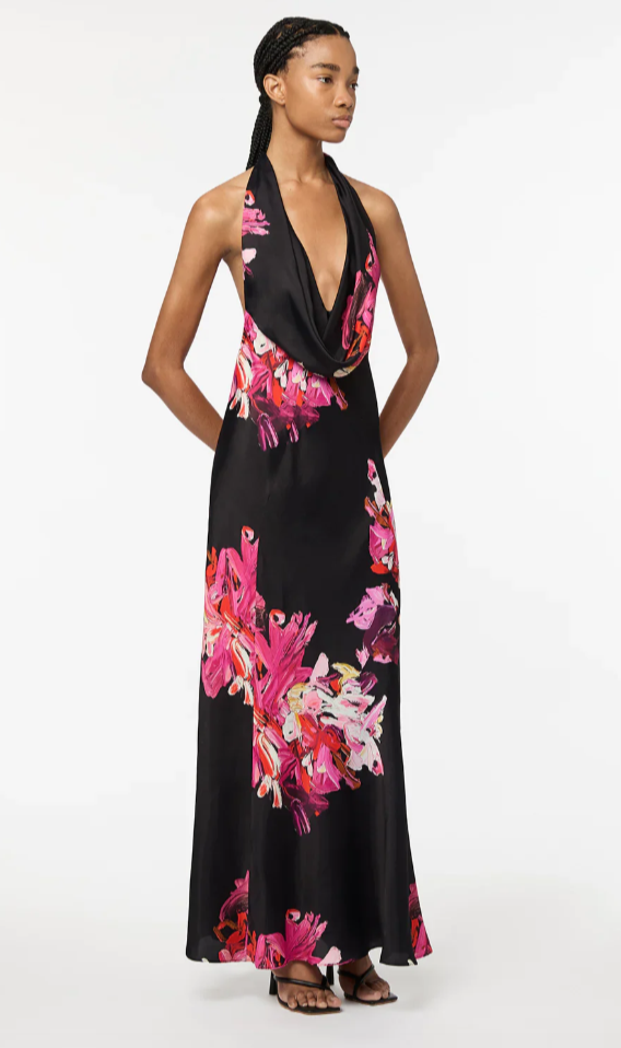 Cheap designer Manning Cartell Painterly Halter Dress