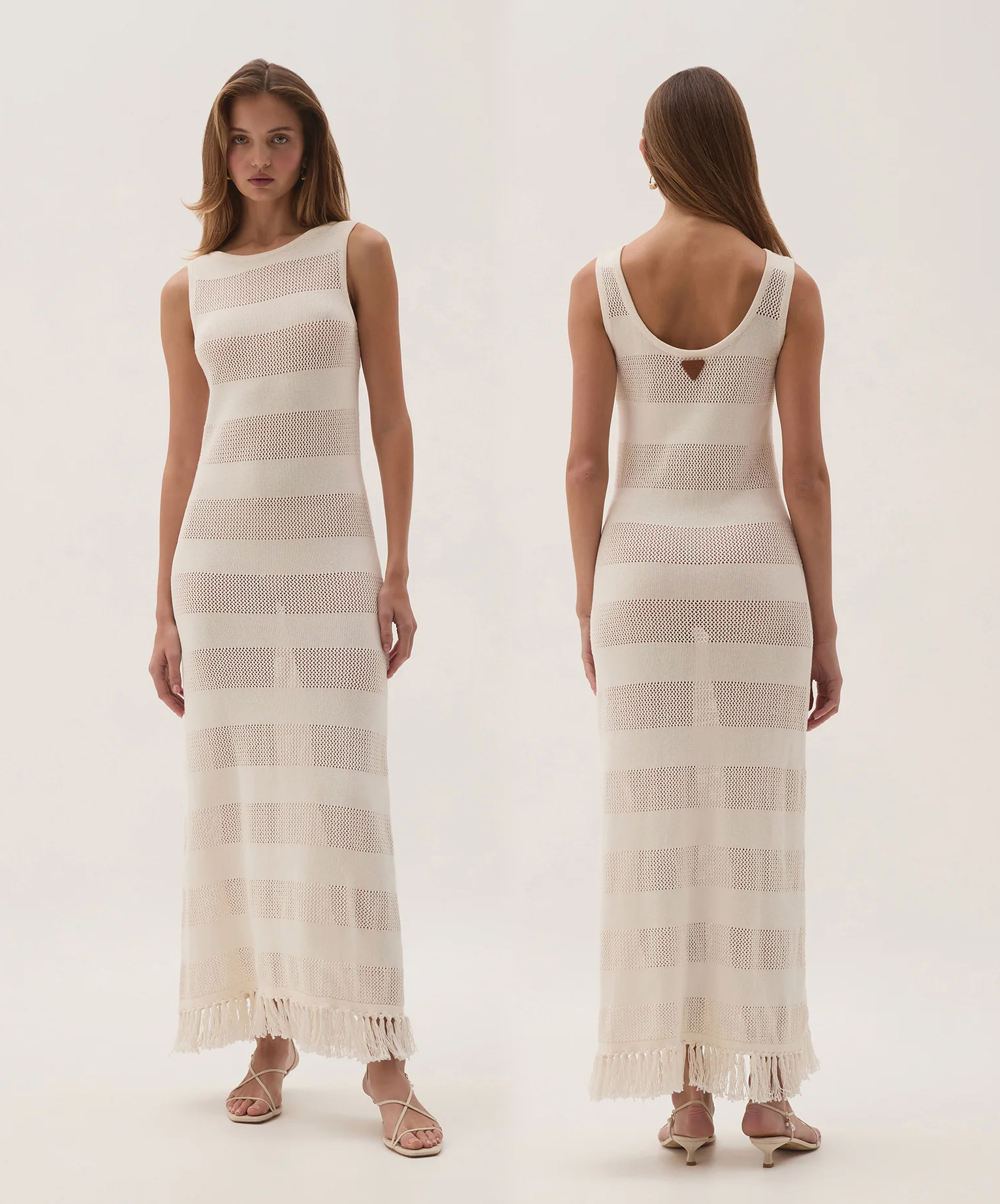 Formal rental Aje Bather Open Knit Midi Dress