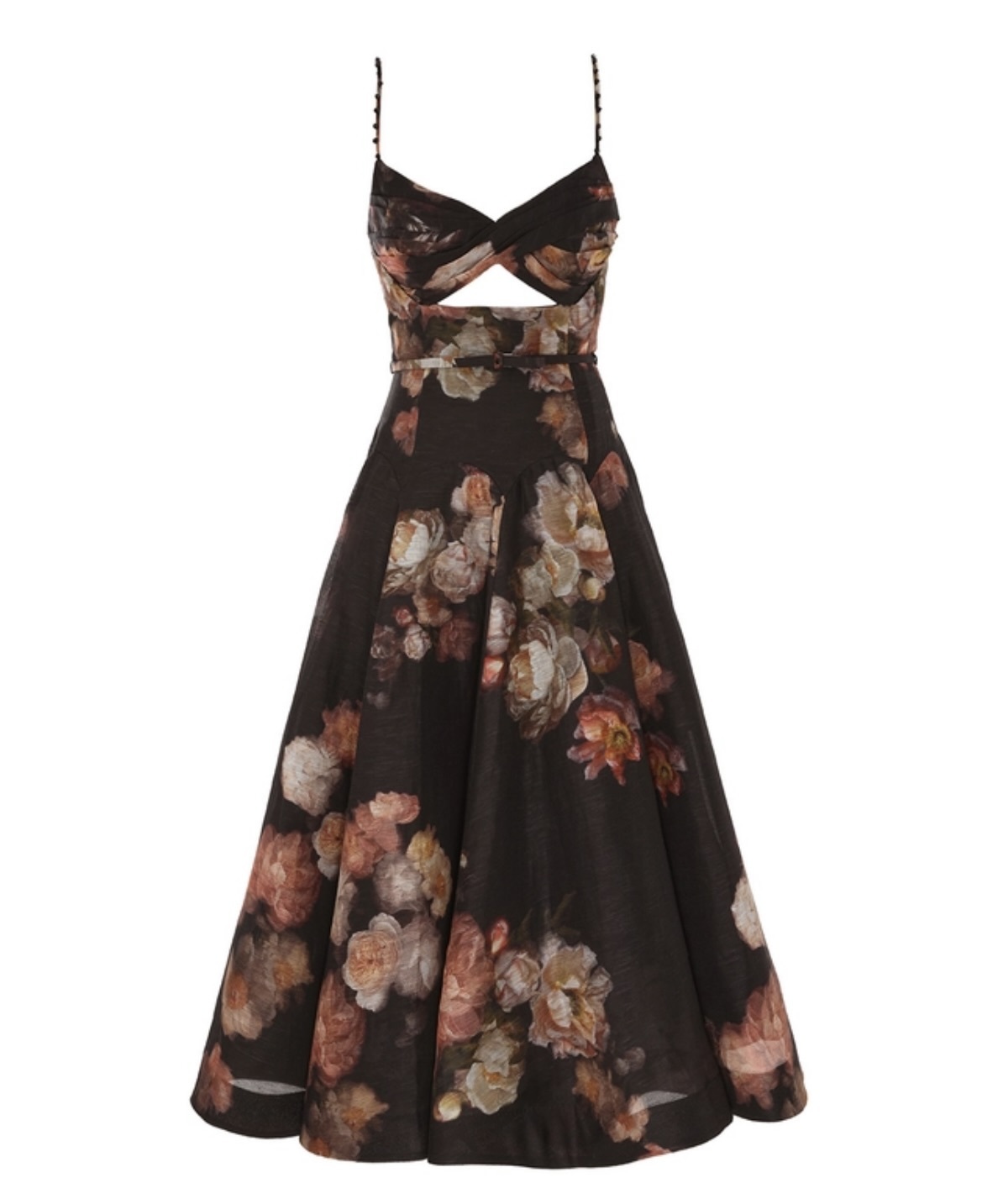 Borrow a Zimmermann Hypnotic Twist Midi Dress