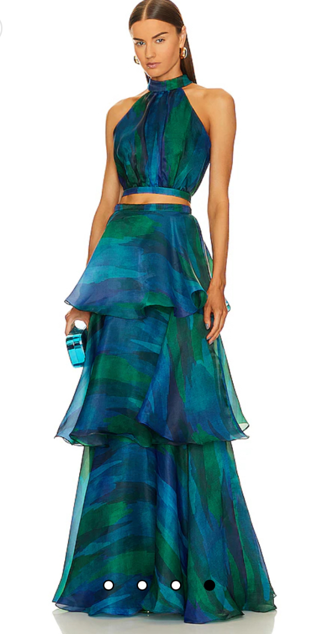 Designer rental Green Yaura Fashion