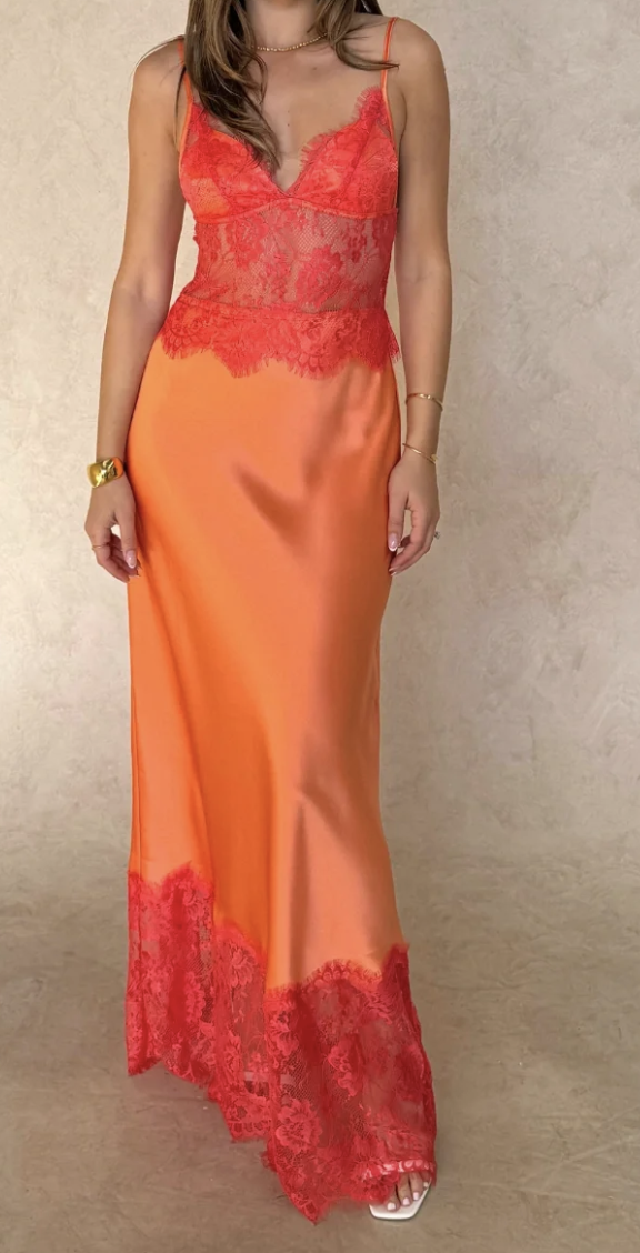 Cheap designer Sneaky Link Lilah Maxi Dress Orange