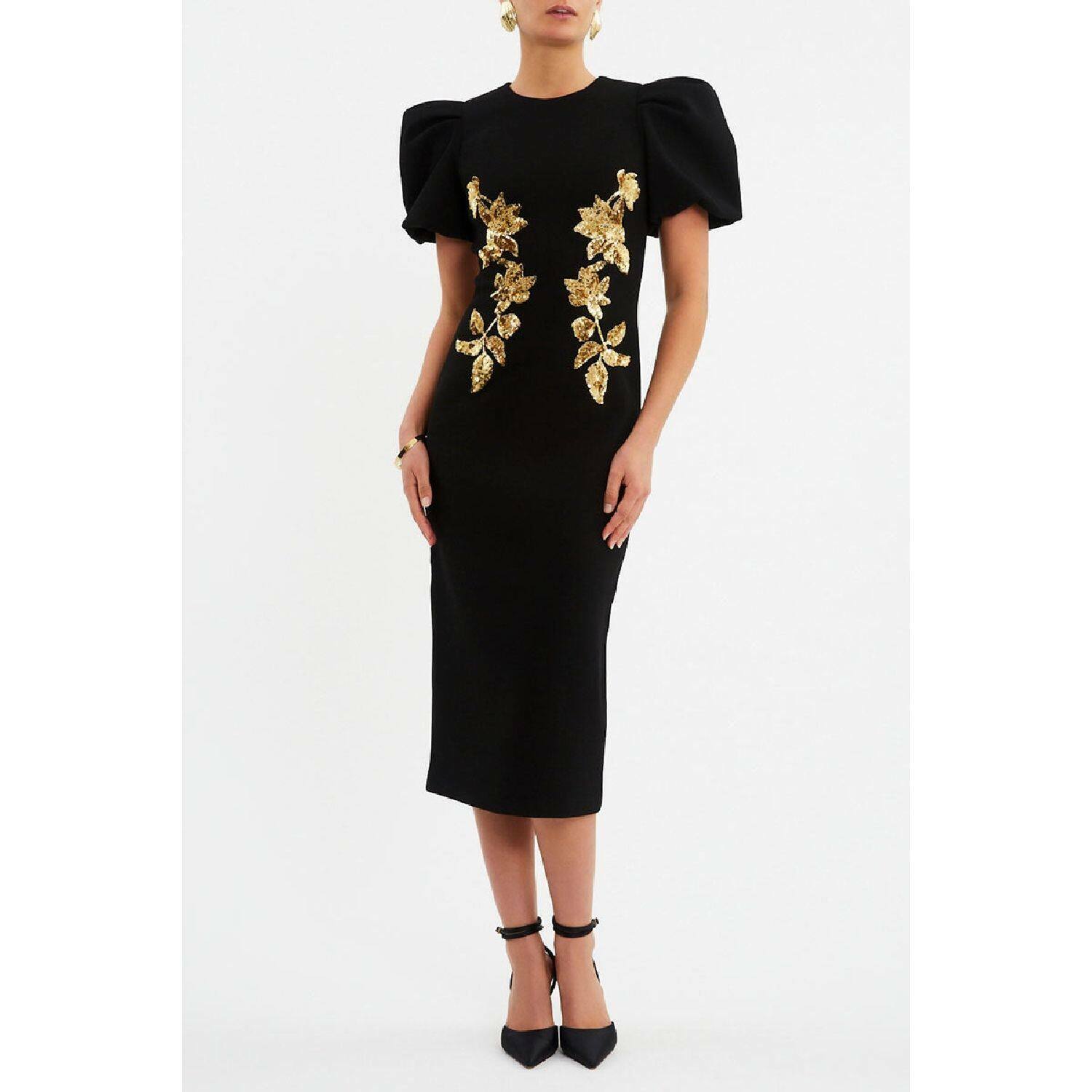 Borrow a Rebecca Vallance Versailles Sequin Embellished Midi Dress