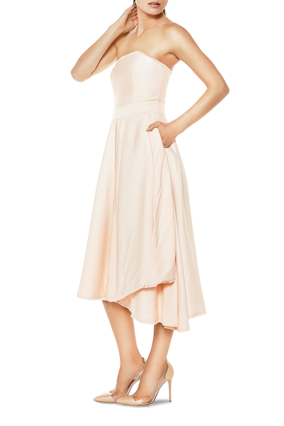 Affordable Talulah Addicted To Pink Flare Midi Dress