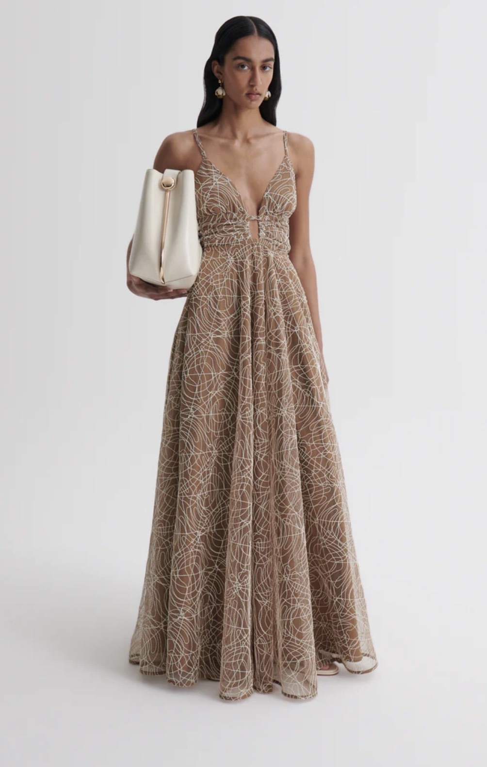 Affordable Scanlan Theodore Cornell Gathered Gown