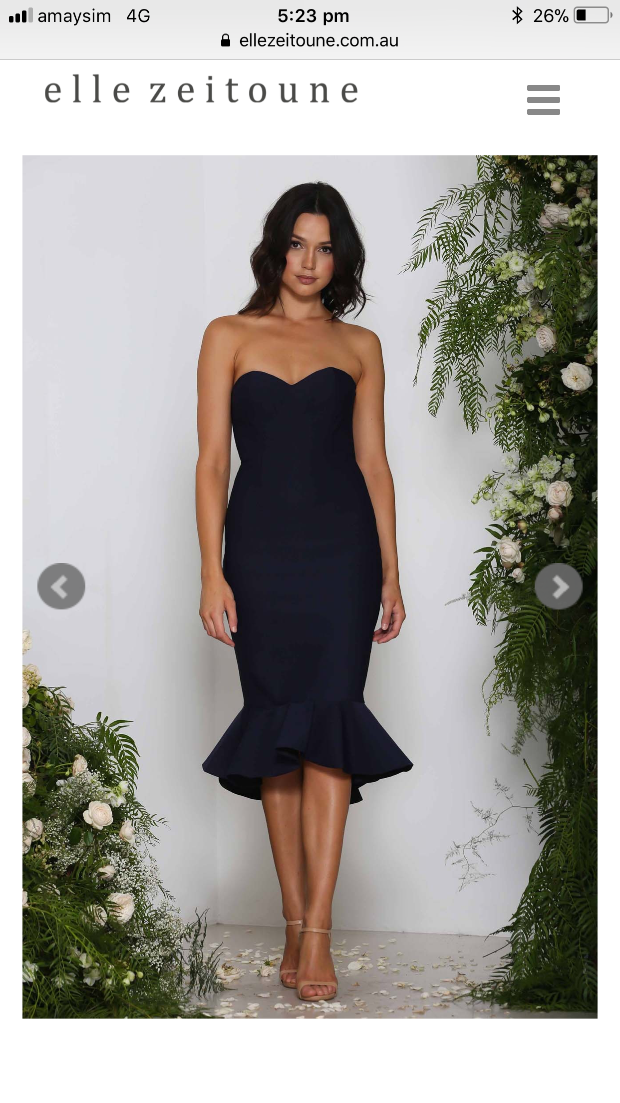 Loan a Navy Elle Zeitoune