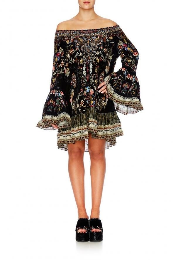 Borrow a Camilla Dancing In The Dark Aline Frill Dress