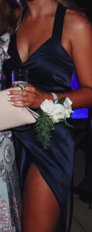 Designer rental Michelle Mason Cross Back Wrap Dress