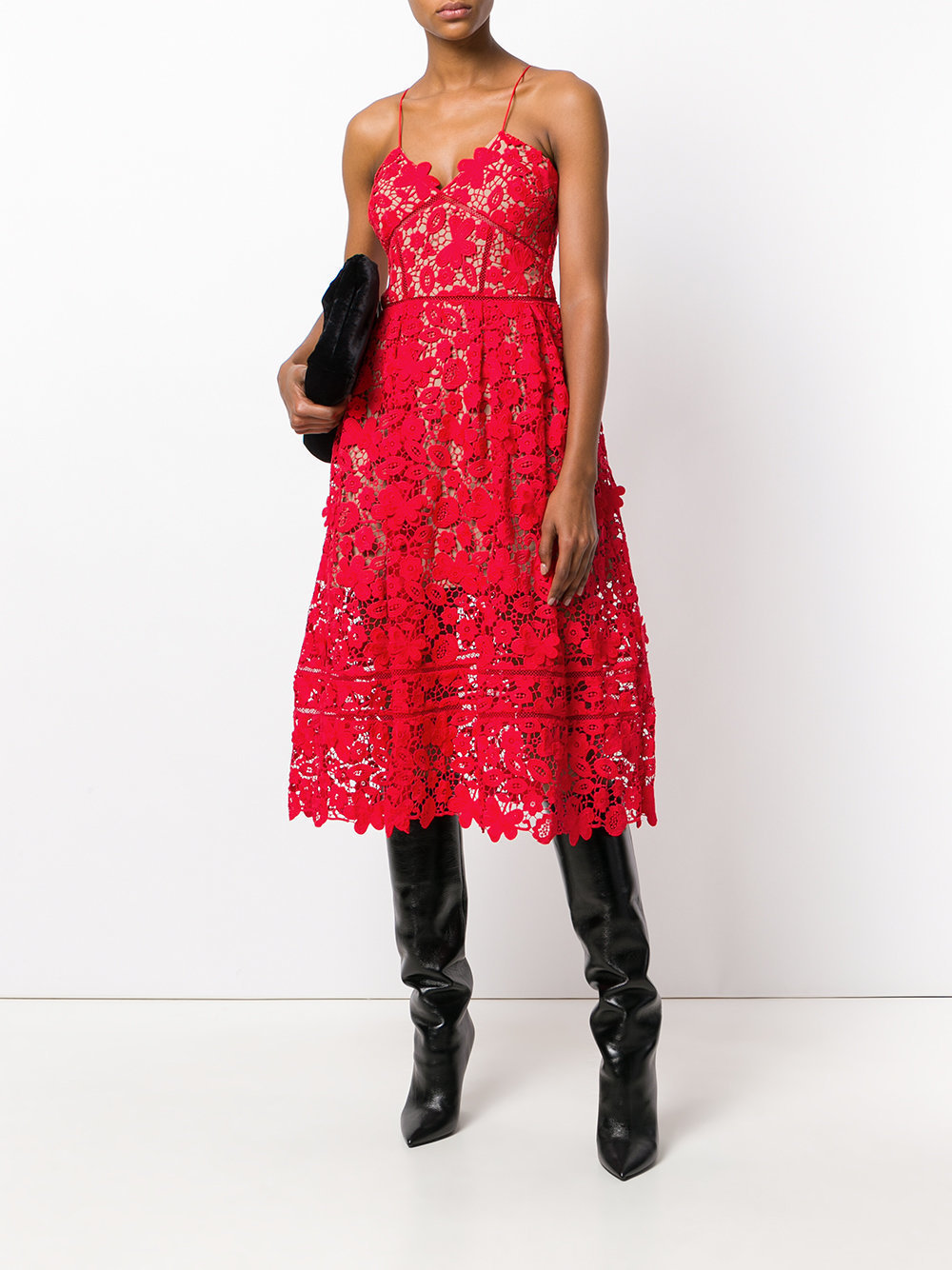 For rent a Self Portrait 3d Floral Azaelea Dress