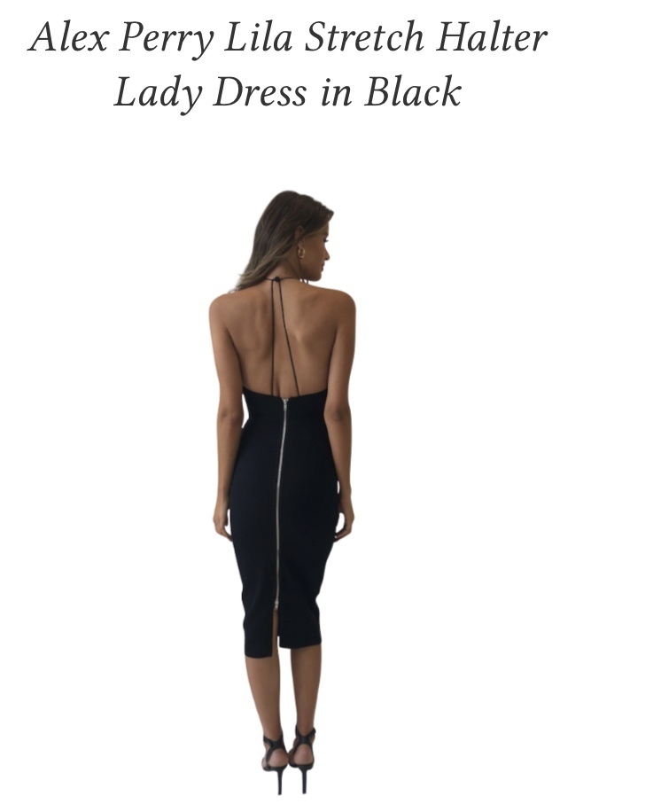 Cheap designer Alex Perry Lila Stretch Halter