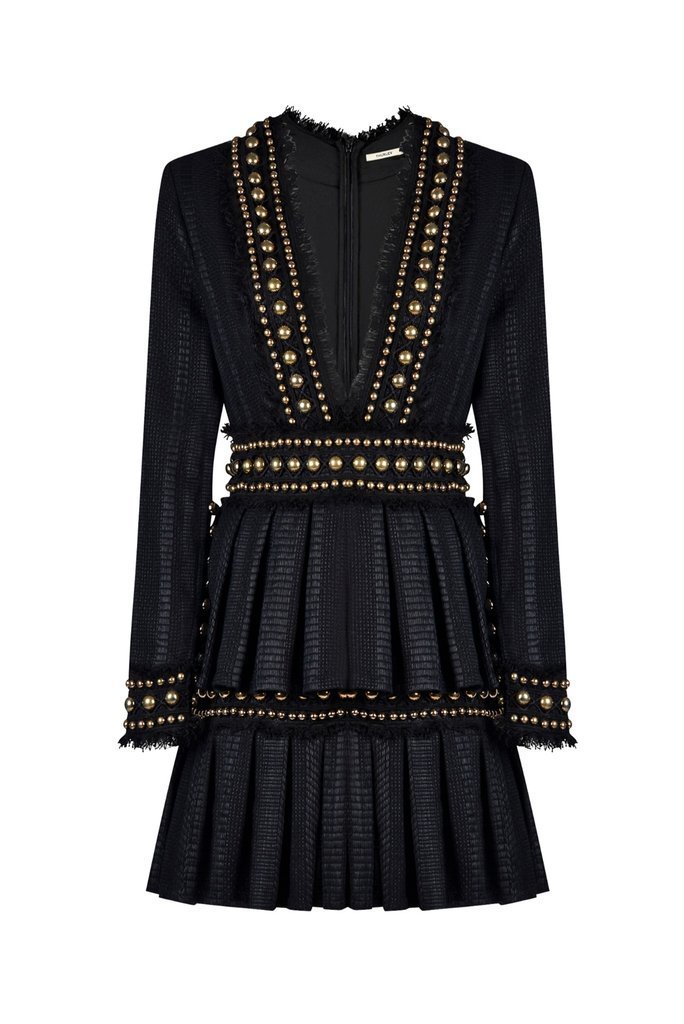 Cheap designer Thurley Tweed Pleat Dress