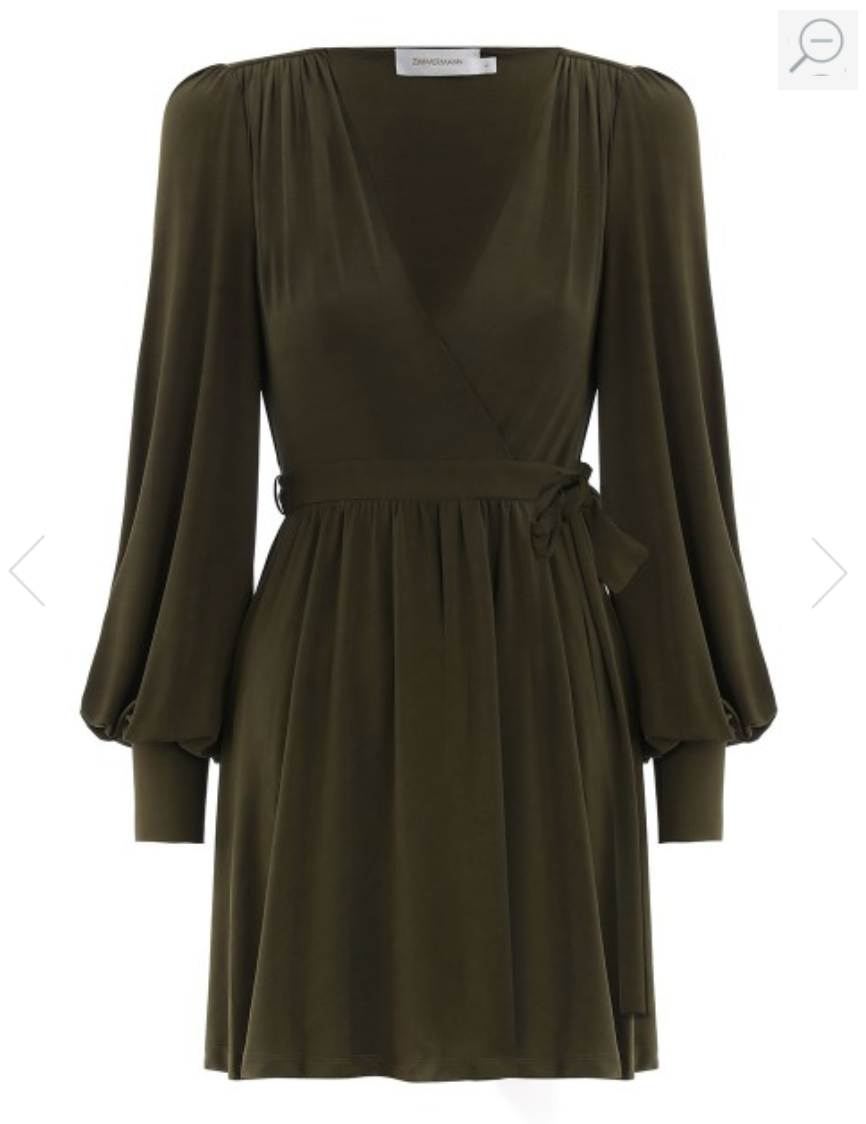 Affordable Zimmermann Whitewave Wrap Dress