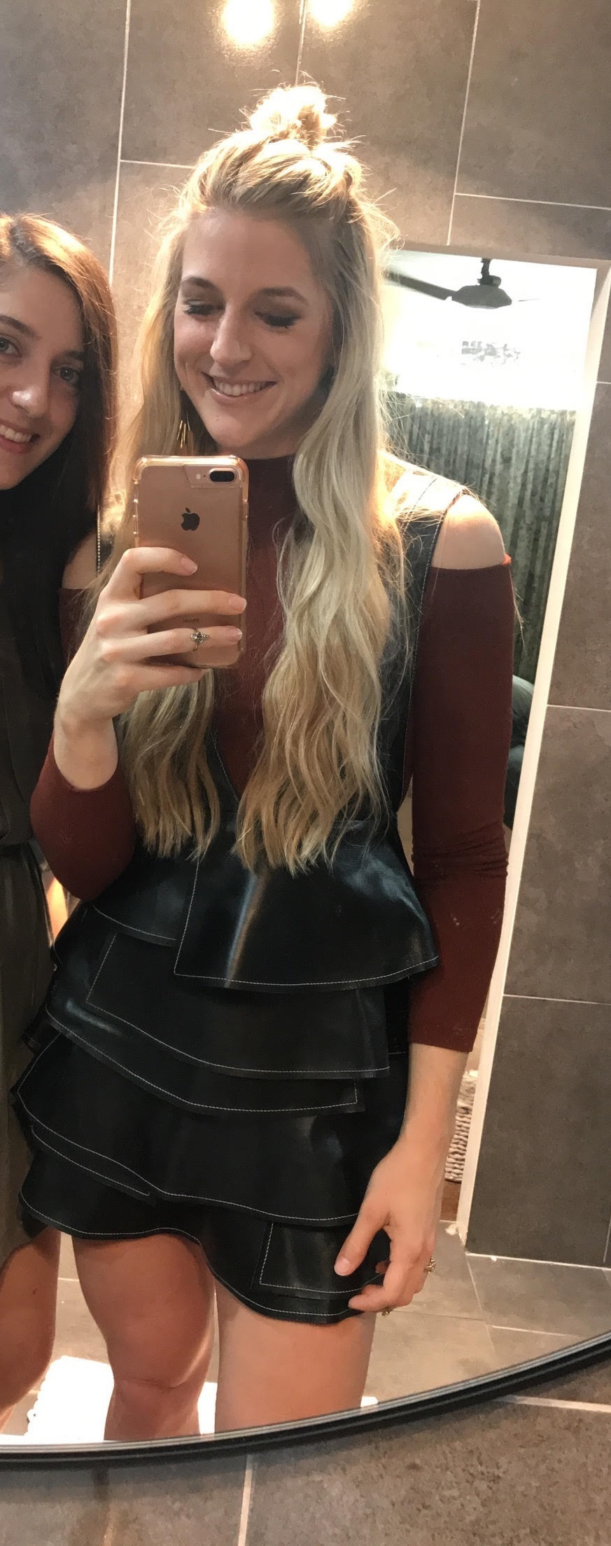 Rental Aje Banksia Leather Dress