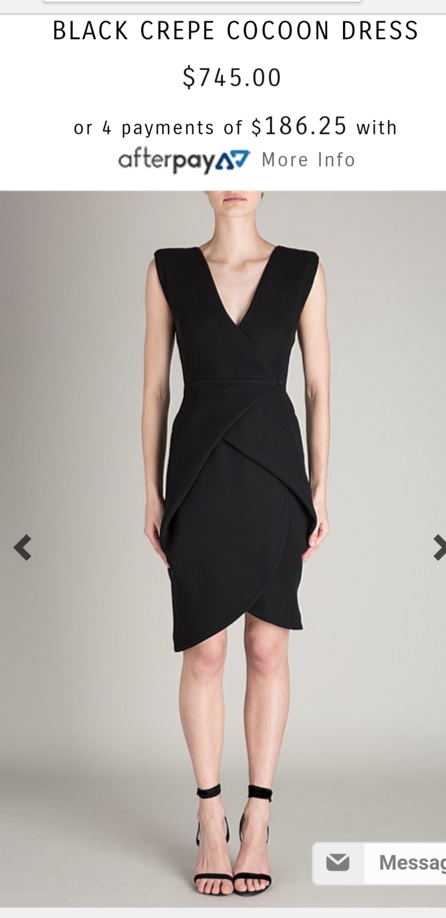 Formal rental Black Bianca Spender