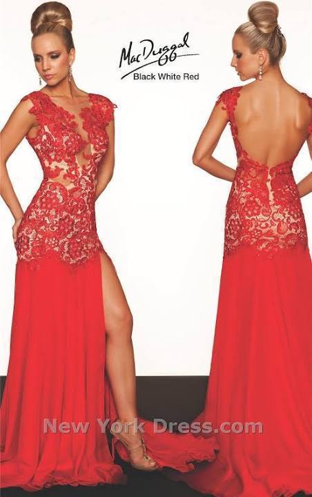 Mac Duggal Red to borrow