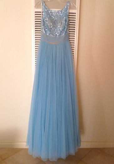 For rent a Sherri Hill Twinkling Bodice Dream Gown 11022