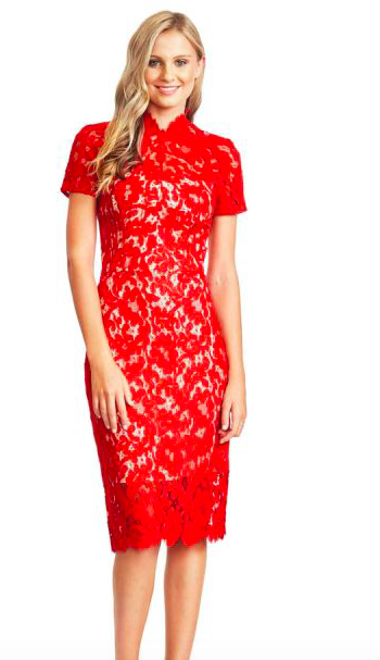 Affordable Lover Lover Midi Red Warrior Lace