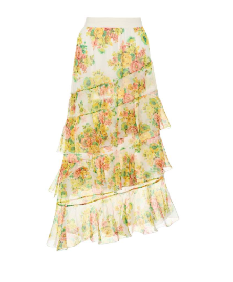 Rent a Zimmermann Golden Tiered Skirt