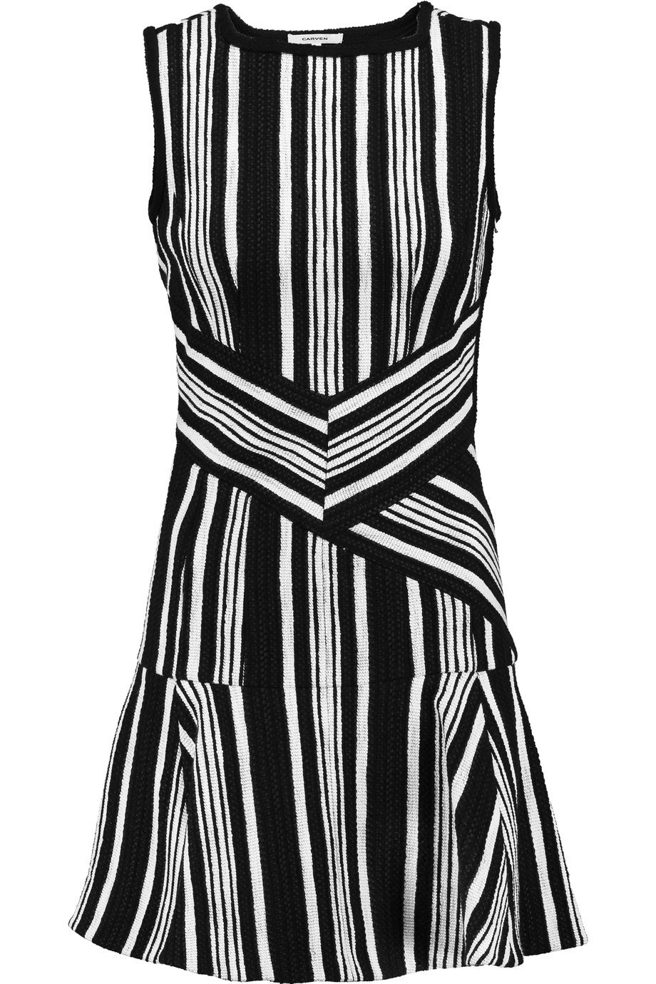 Designer rental Carven Cutout Cotton Blend Mini Dress