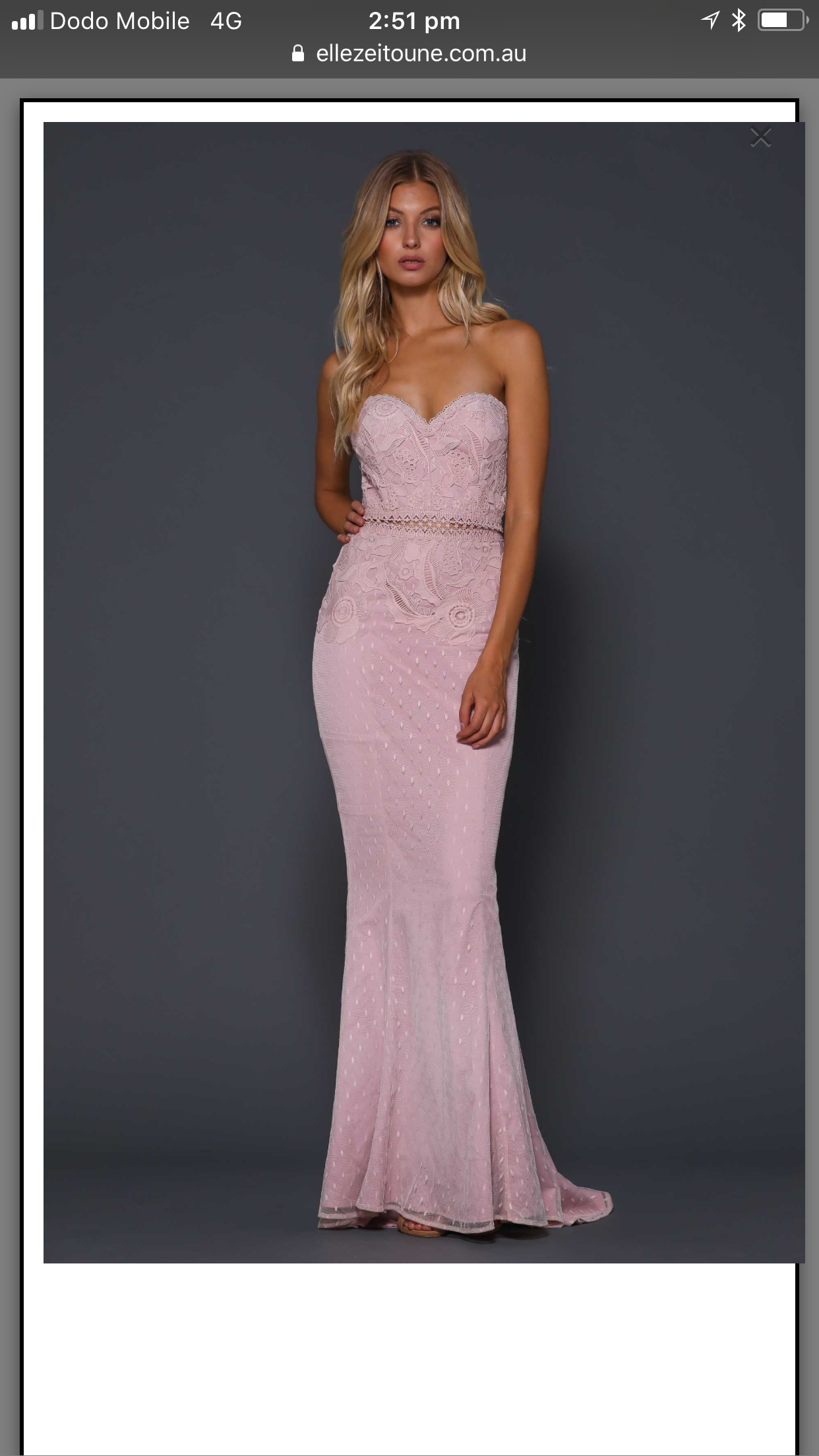 Rental Elle Zeitoune Rigel Blush