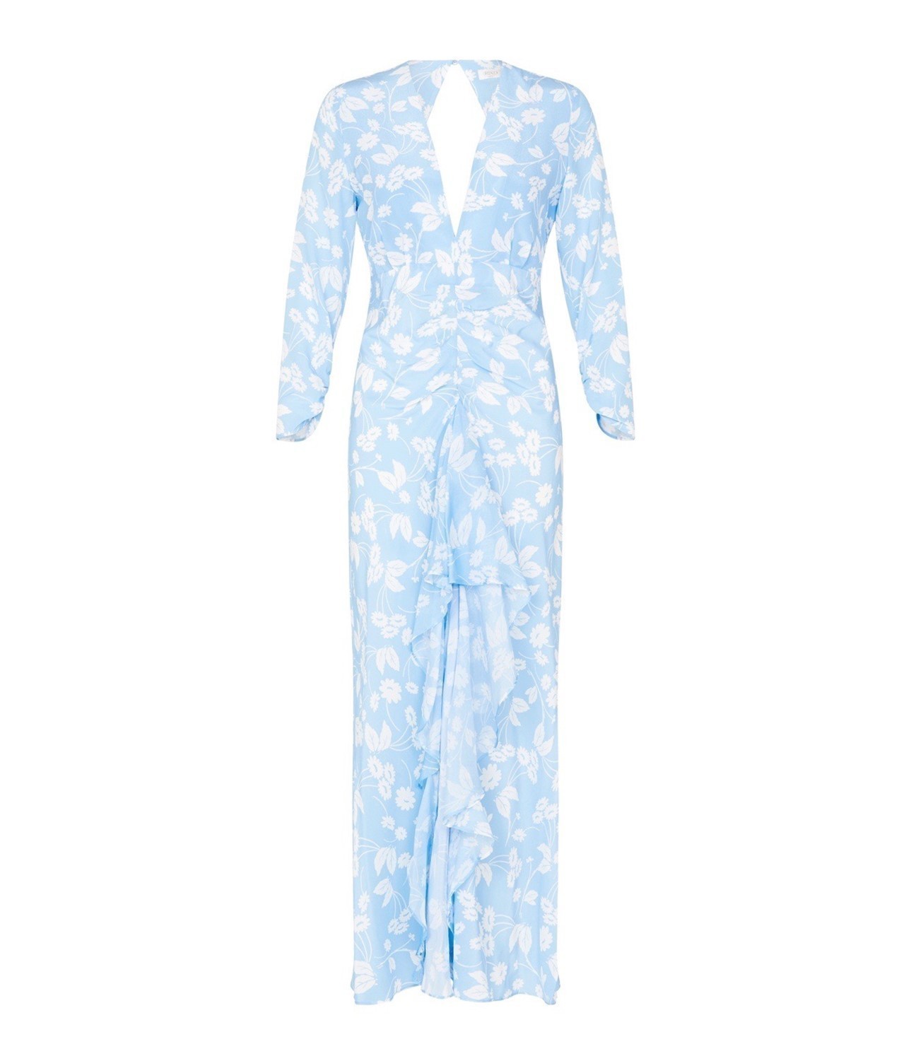 Affordable Rixo London Rose Backless Silk Dress