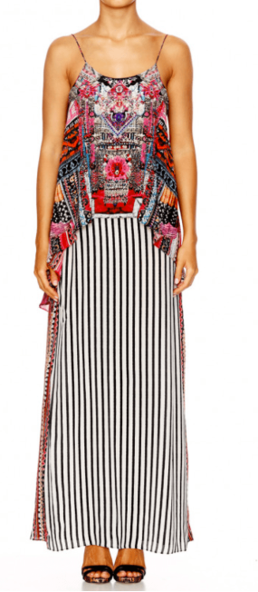 Designer rental Camilla Straight And Narrow Low Back Dresss