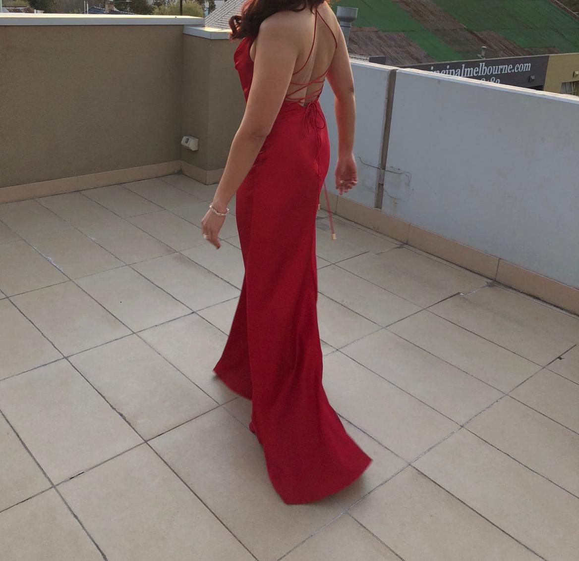 Rental Bariano Pretty Little Mind Cowl Draped Gown B27d43