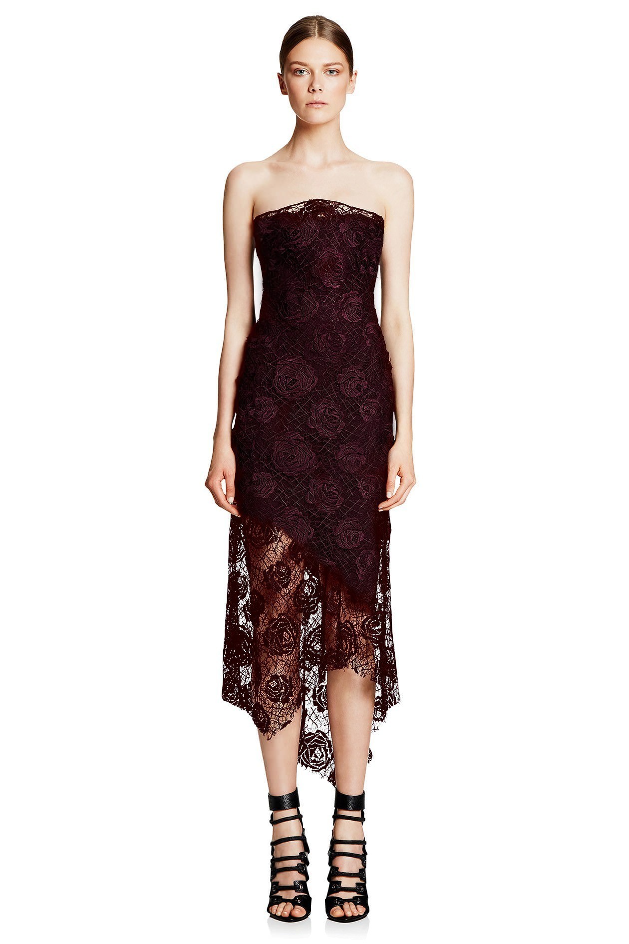 Rental Manning Cartell Rambling Rose Strapless Dress