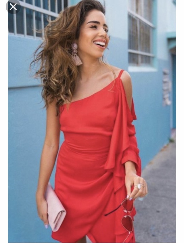 Borrow a Prem The Label Thrill Seeker Dress Red