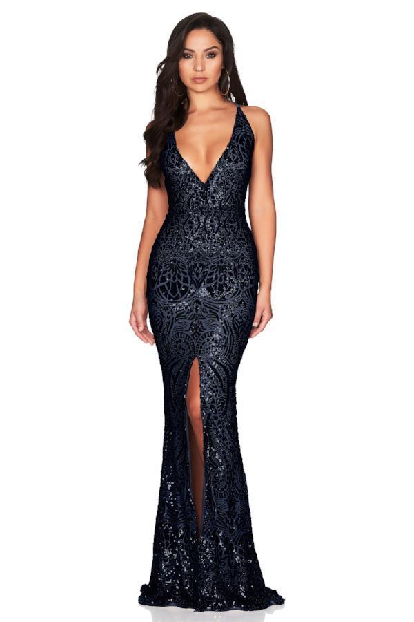 Designer rental Nookie Shanina Plunge Gown
