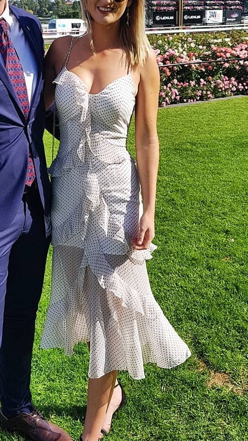 Borrow a Asilio Minute Spot Ruffle Dress