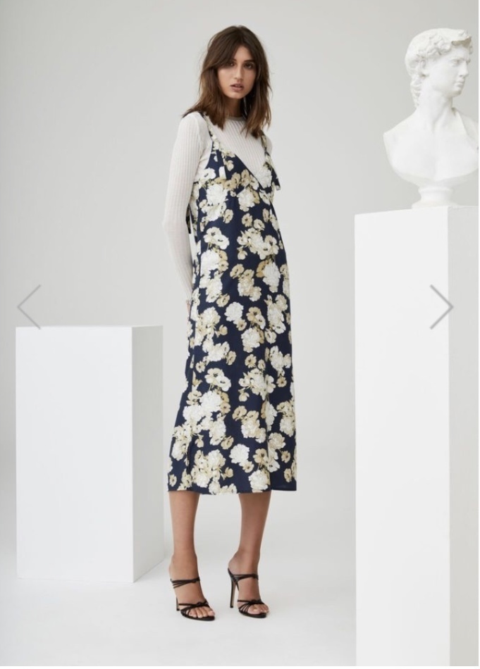 Rent a Sir The Label Bellagio Midi Slip Dress