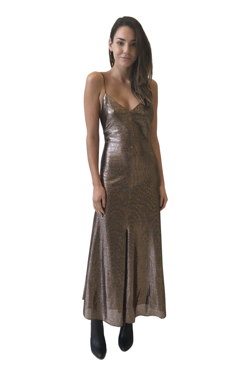 Formal rental Camilla And Marc Mattea Slip Dress In Bronze