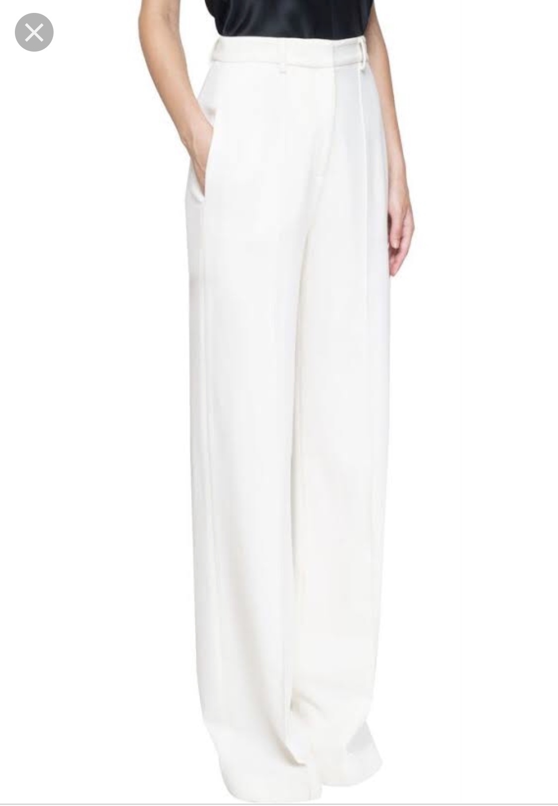 Formal rental Adam Lippes Ivory Pants