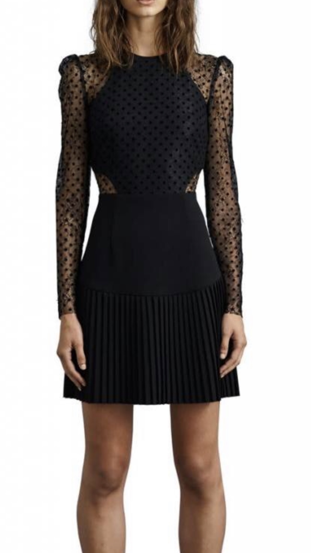 Affordable Rebecca Vallance Gabriella Lace Spot Mini Dress