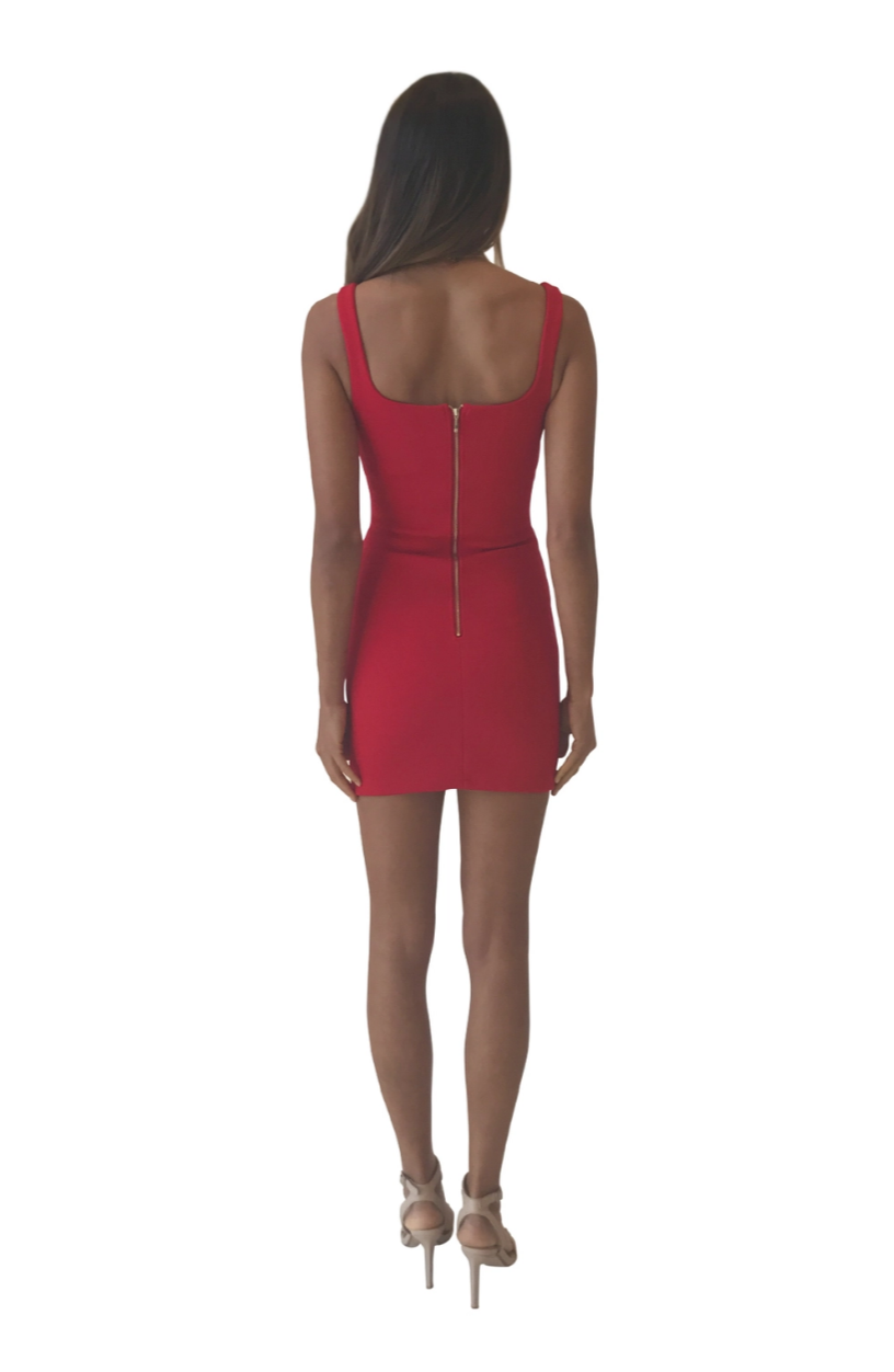Rent a By Nicola Love Letters Mini Dress In Red