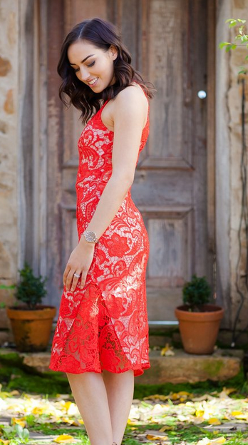 Formal rental Cooper St Carnation Lace Dress