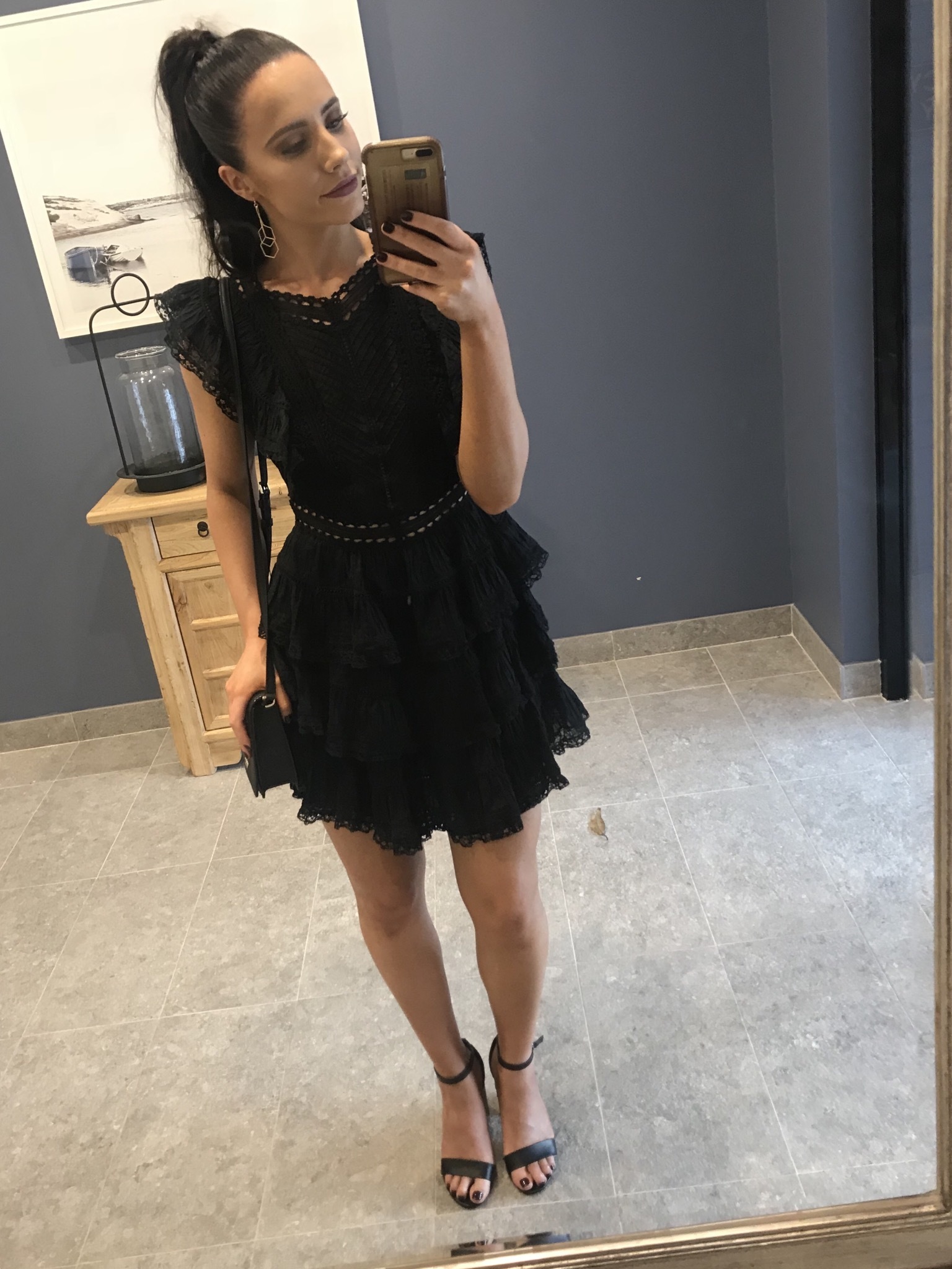 Rental Zimmermann Juniper Pintuck Frill Dress