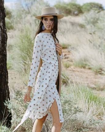 Loan a Sir The Label Solene Wrap Dress