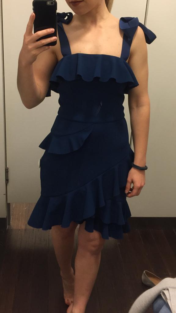 Formal rental Blue Rebecca Vallance