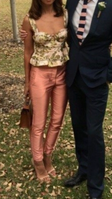 Loan a Zimmermann Silk Top And Pant