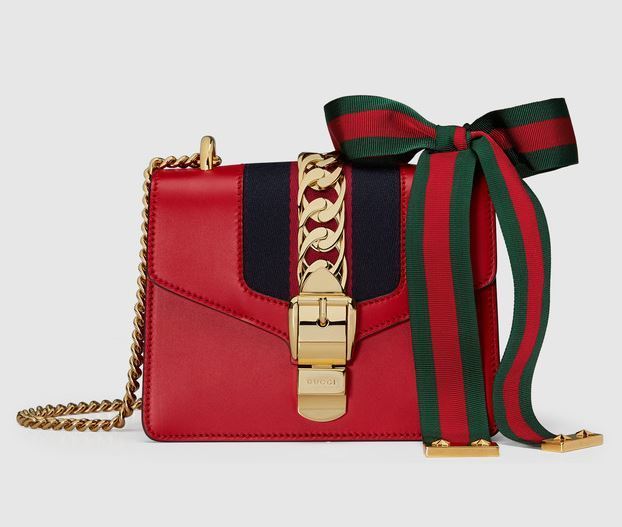 Rental Gucci Sylvie Leather Mini Chain Bag