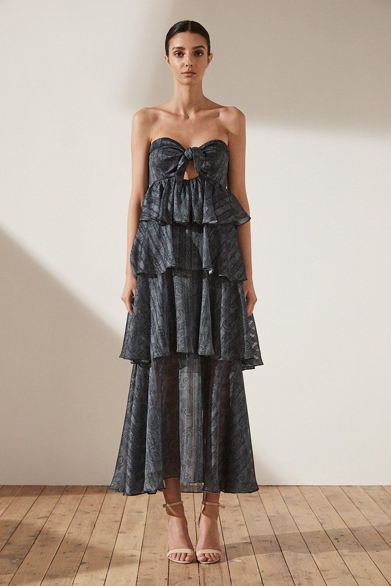 Cheap designer Shona Joy Marea Tiered Maxi Dress