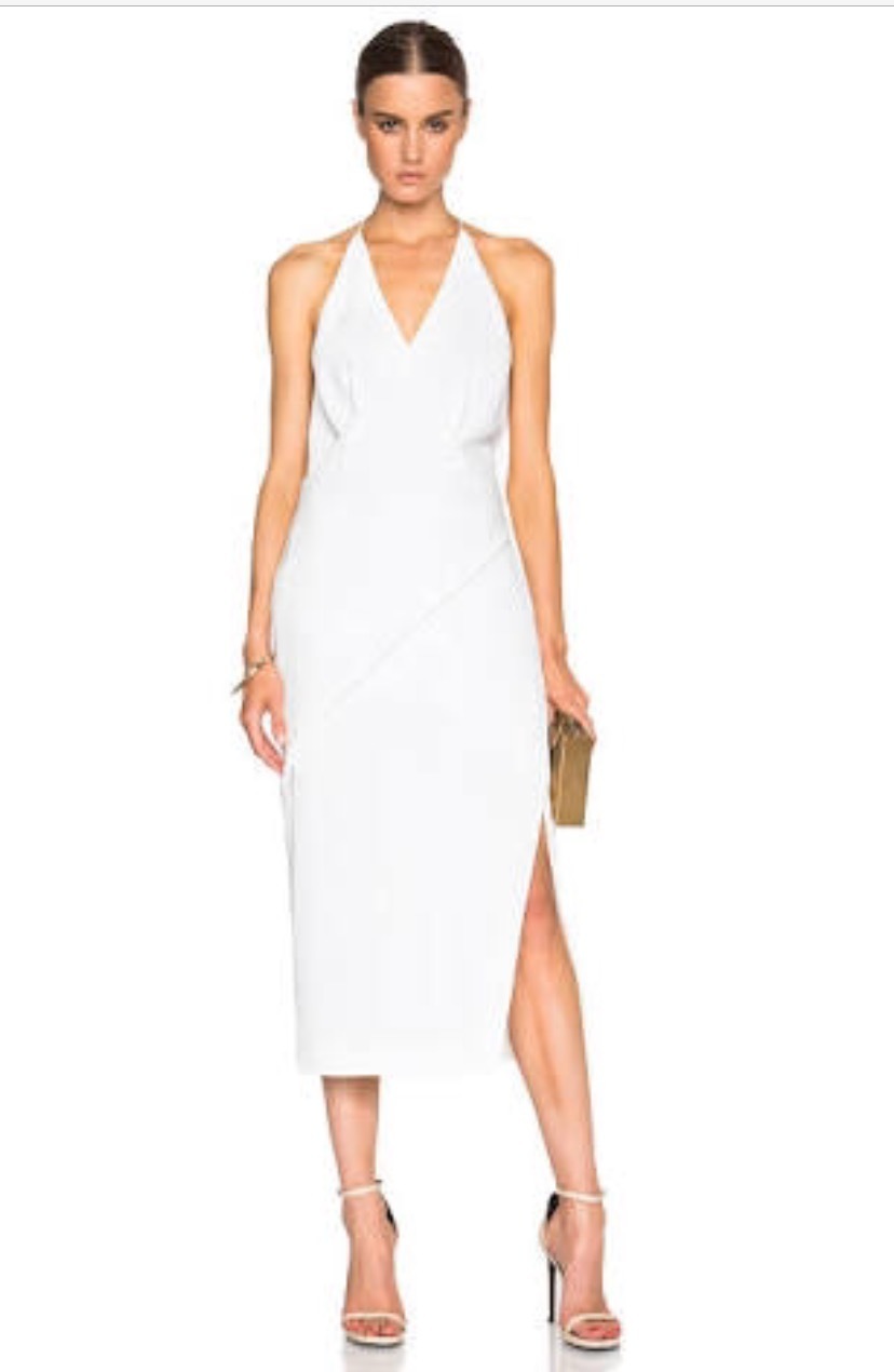 Affordable Dion Lee Whitewash Folded Sail Dress