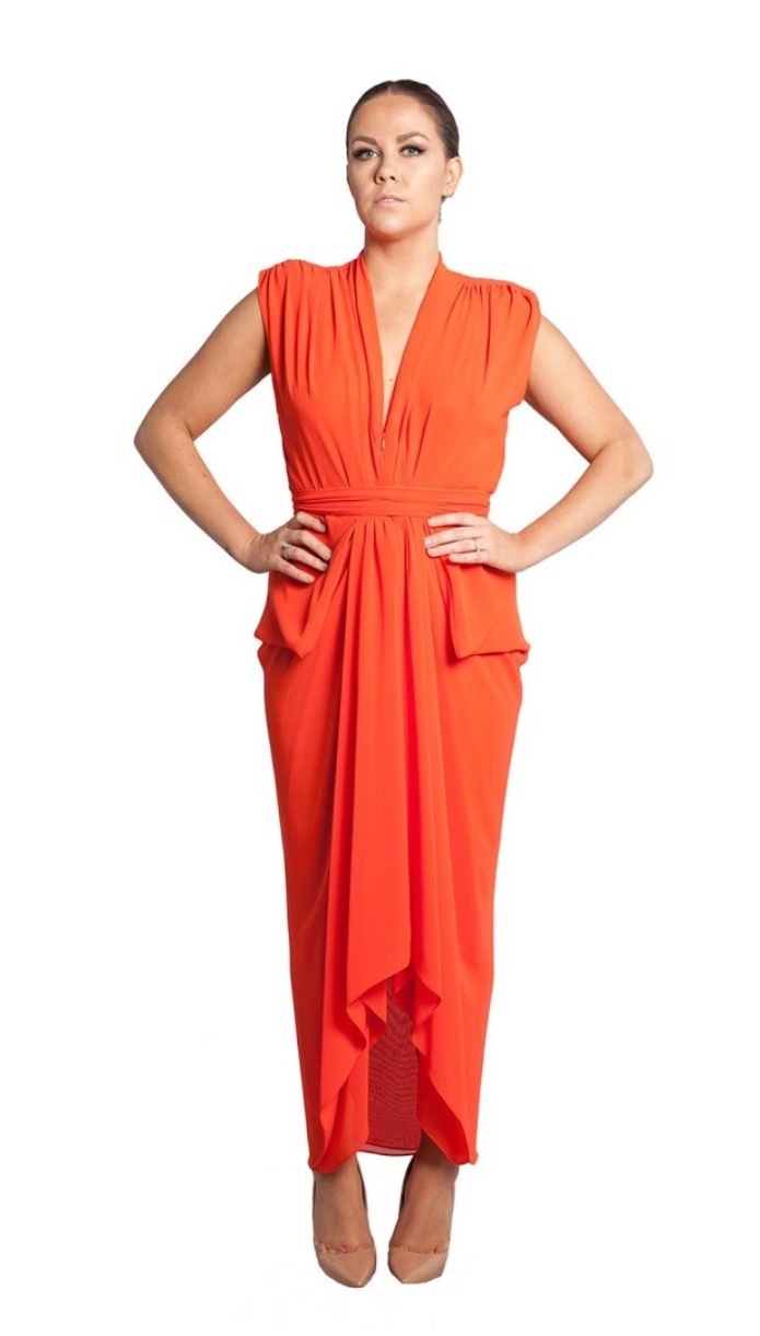 Carla Zampatti Red to borrow