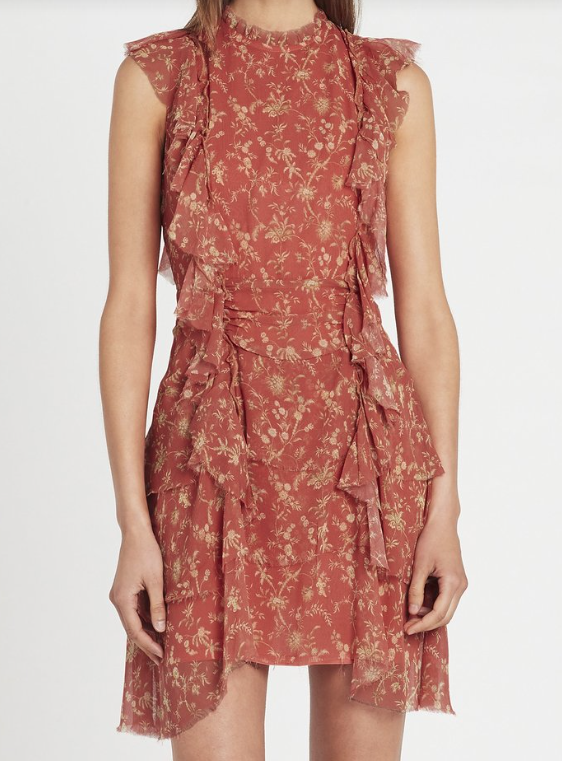 Cheap designer Sir The Label Posey Detailed Ruffle Mini Dress