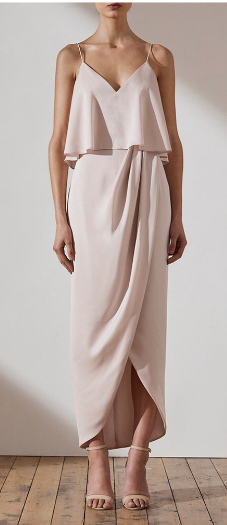 Designer rental Shona Joy Luxe Frill Cocktail