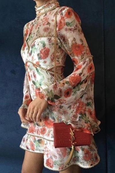 For rent a Thurley Thurley Meadow Print Dress