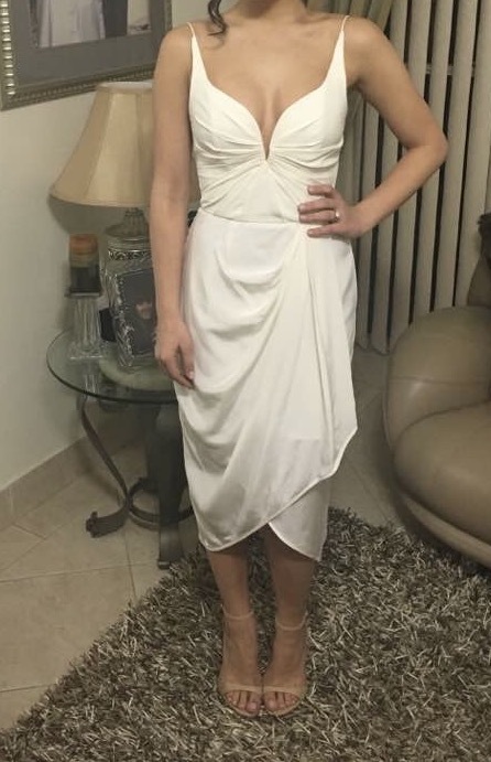 Designer rental Zimmermann Silk Drape Dress