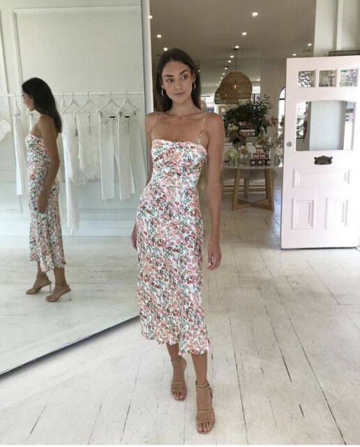 Formal rental Bec & Bridge Camellia Delights Midi Dress