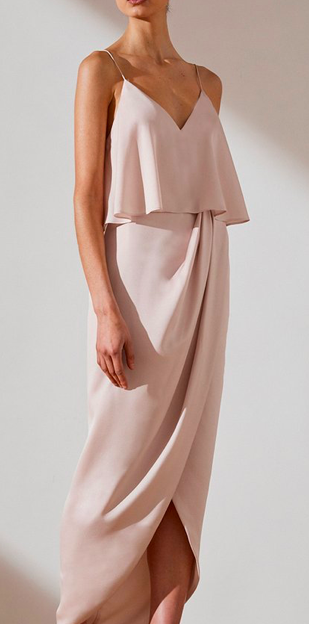 Borrow a Shona Joy Luxe Cocktail Frill Dress